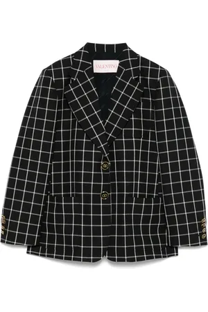 VALENTINO GARAVANI Blazer à motif grille