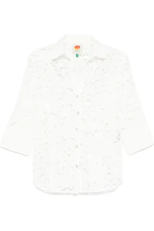 Farm Rio Chemise en broderie anglaise