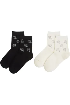 Karl Lagerfeld Lot de deux paires de chaussettes Ikon