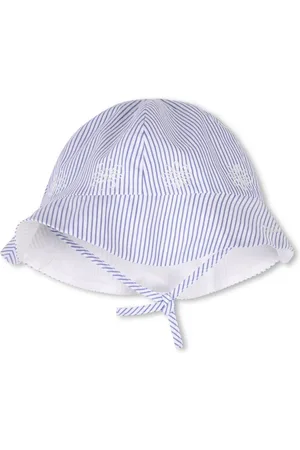 Chloé Chapeau rayé à broderies