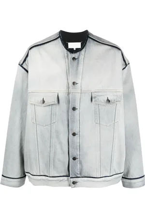 Maison Margiela Veste en jean à franges