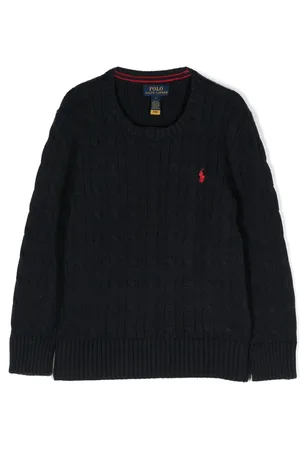 Ralph Lauren Pull en maille torsadée