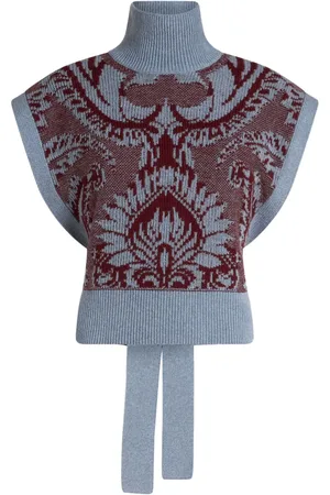 Etro Haut en maille à fleurs en jacquard