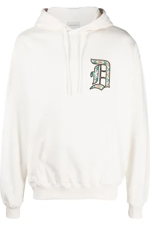 Drôle de Monsieur Hoodie en coton à logo brodé