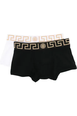 VERSACE Lot de deux boxers Greca Border