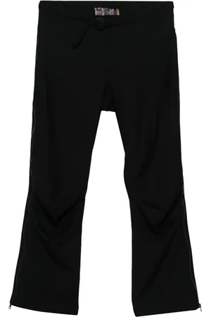 GR10K Pantalon droit à taille ceinturée