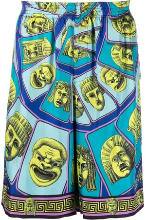 VERSACE Short Le Maschere en soie