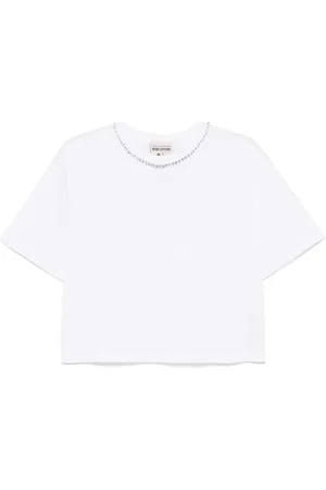 SEMICOUTURE T-shirt à ornements en cristal