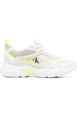 Calvin Klein Baskets en cuir à design à empiècements