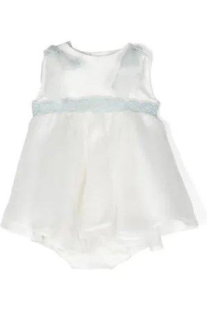 LA STUPENDERIA Robe en soie à taille ceinturée