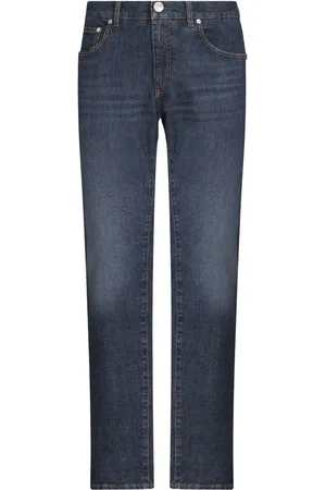 Etro Jean slim à motif Pegaso
