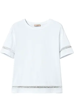 Twin-Set T-shirt à logo brodé