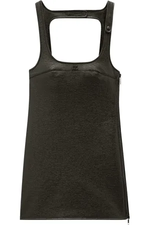 Courrèges Robe courte Re-Edition à effet vinyle