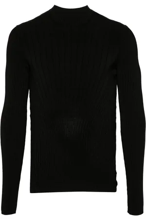 MUGLER Haut en maille structurée
