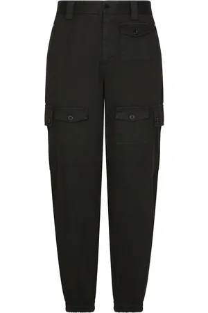 Dolce & Gabbana Pantalon cargo à taille haute