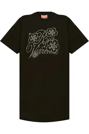 Kenzo Robe courte à détails de clous