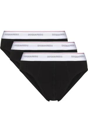 Dsquared2 Lot de trois slips à bande logo