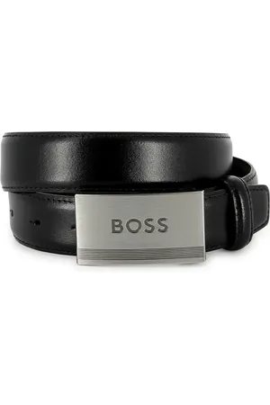 HUGO BOSS Ceinture en cuir à boucle logo