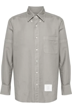 Thom Browne Chemise en coton à brassards ajustables