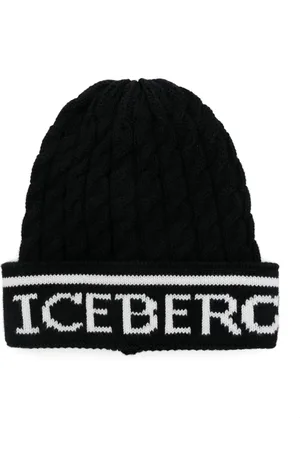 Iceberg Bonnet à logo en jacquard