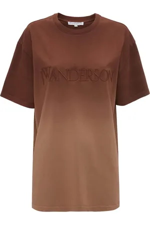 J.W.Anderson T-shirt en coton biologique à effet dégradé