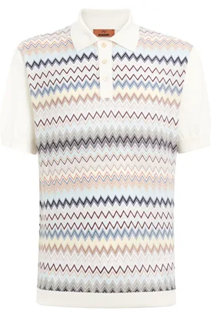 Missoni Polo en coton à motif zig-zag