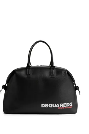 Dsquared2 Sac cabas grainé à logo imprimé