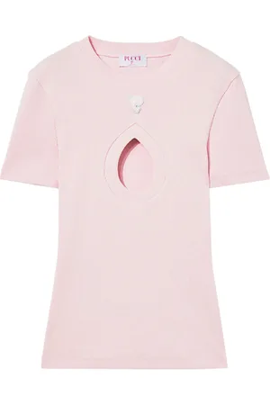 Puccini T-shirt en maille à design nervuré