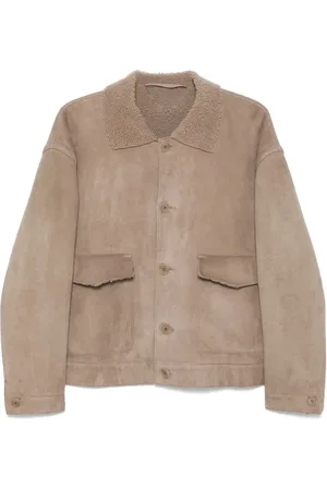 SALVATORE SANTORO Veste en daim