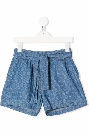 Michael Kors Short en jean à motif monogrammé