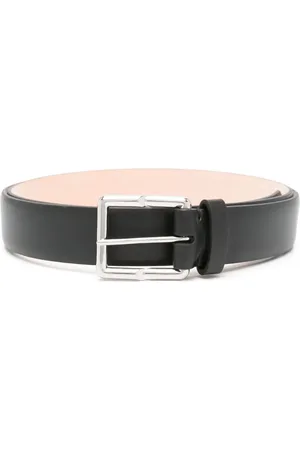 Lanvin Ceinture en cuir à boucle gravée