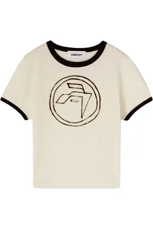 AMBUSH T-shirt en coton biologique à imprimé mains