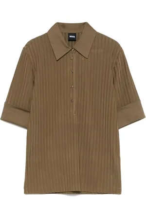 HUGO BOSS Polo à design nervuré