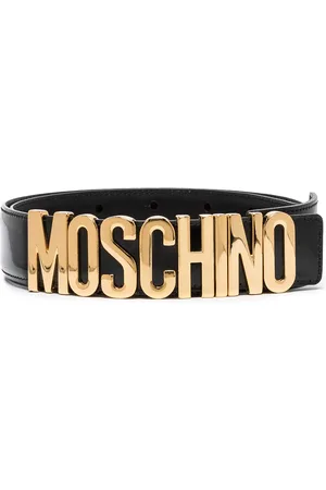 Moschino Ceinture à plaque logo