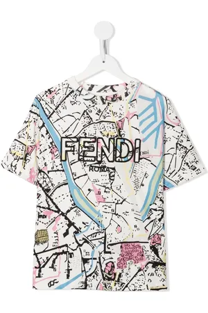 Fendi T-shirt à logo brodé
