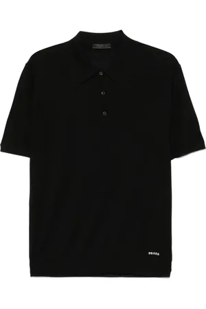 Prada Polo à logo brodé