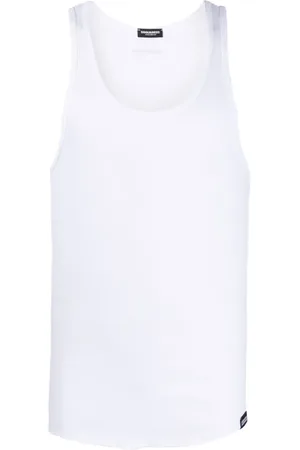 Dsquared2 Débardeur nervuré en coton