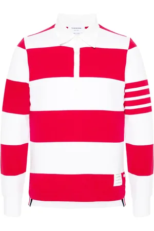 Thom Browne Polo en maille à rayures