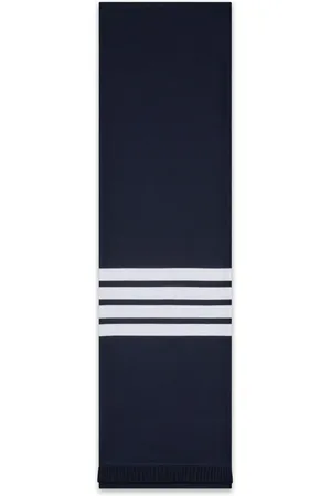 Thom Browne écharpe nervurée à 4 bandes signature