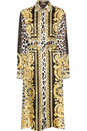 VERSACE Robe-chemise Wild Barocco Foulard