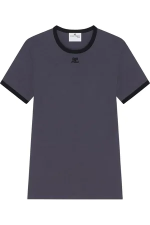 Courrèges T-shirt Signature Contrast