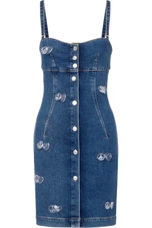 Moschino Robe courte en jean