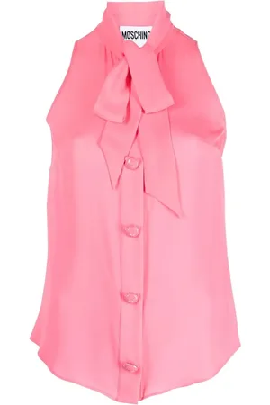 Moschino Blouse à col lavallière