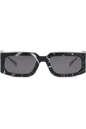 Philipp Plein Lunettes de soleil Rose Venus à monture rectangulaire
