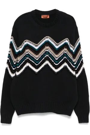 Missoni Sweat à motif zig-zag brodé