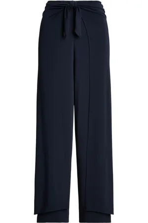 Ralph Lauren Pantalon droit à taille nouée