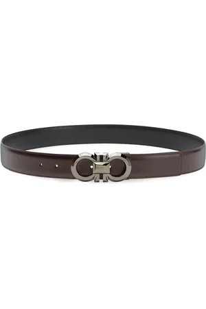 Salvatore Ferragamo Ceinture réversible à logo gravé