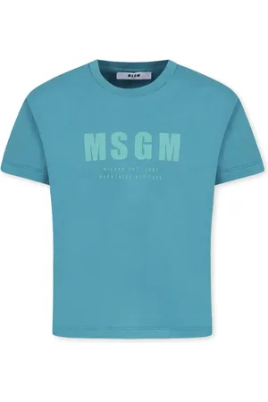 Msgm T-shirt en coton à logo imprimé