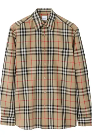 Burberry Chemise en coton à motif Vintage Check