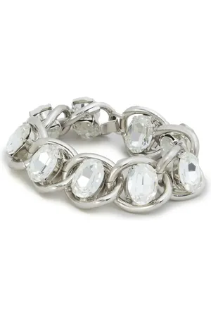 Marni Bracelet chaine à ornements strassés